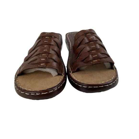 Dr Scholl’s Women’s Shoes Brown Leather Reba II Comfort Sandals Size 8 - Picture 2 of 11